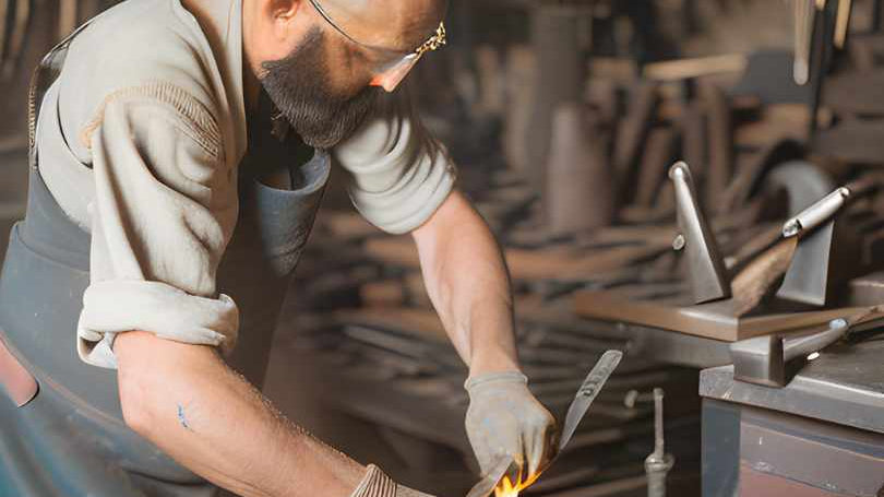 Beginner blacksmithing tips when drawing out