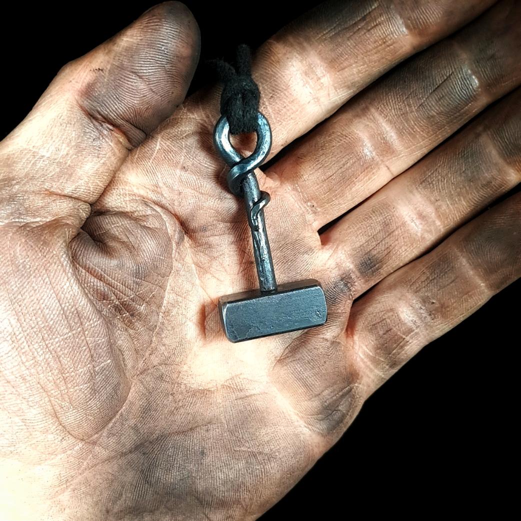 handcrafted thors hammer mjolnir