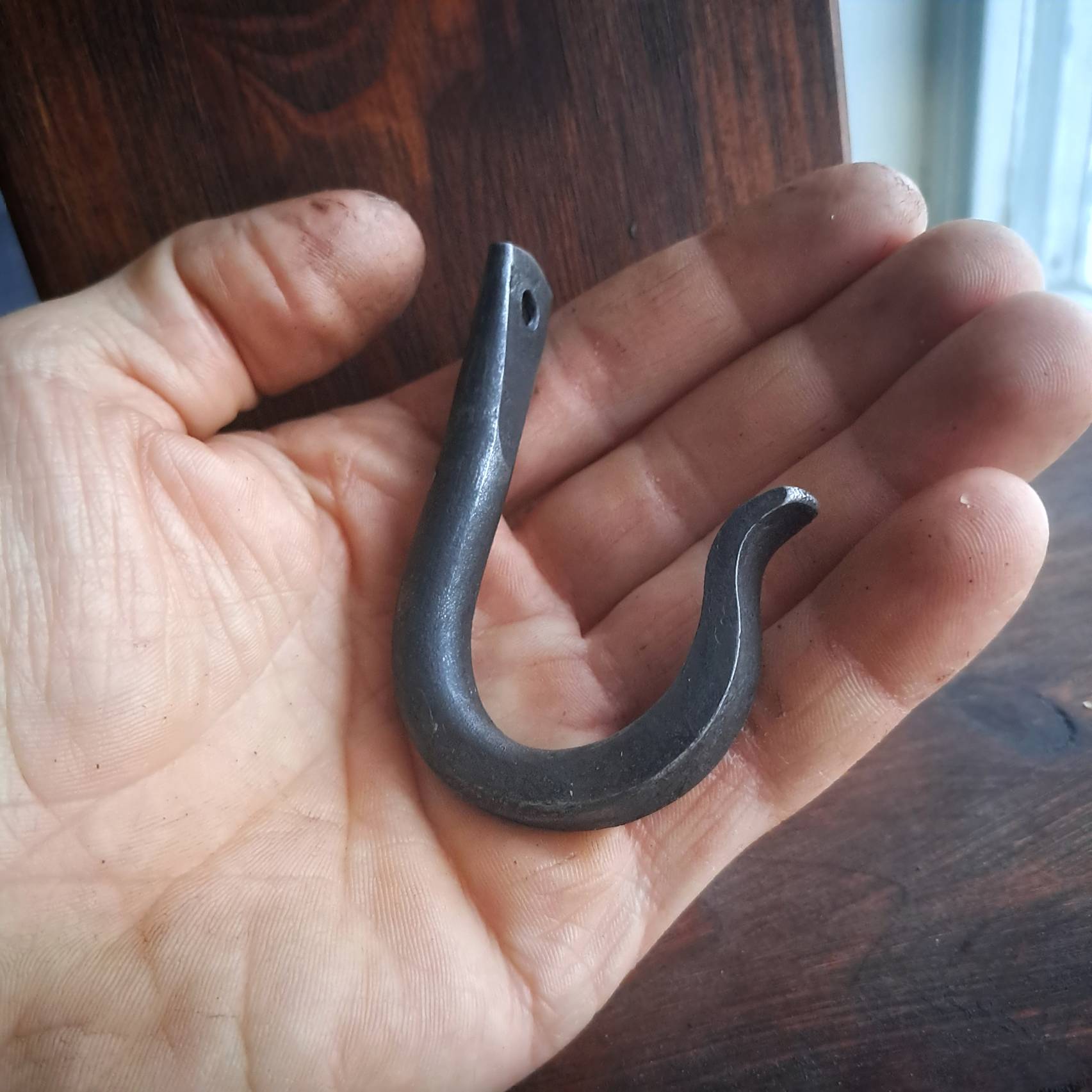 handcrafted rustic wall hook