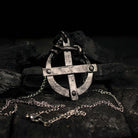 iron sun cross penant