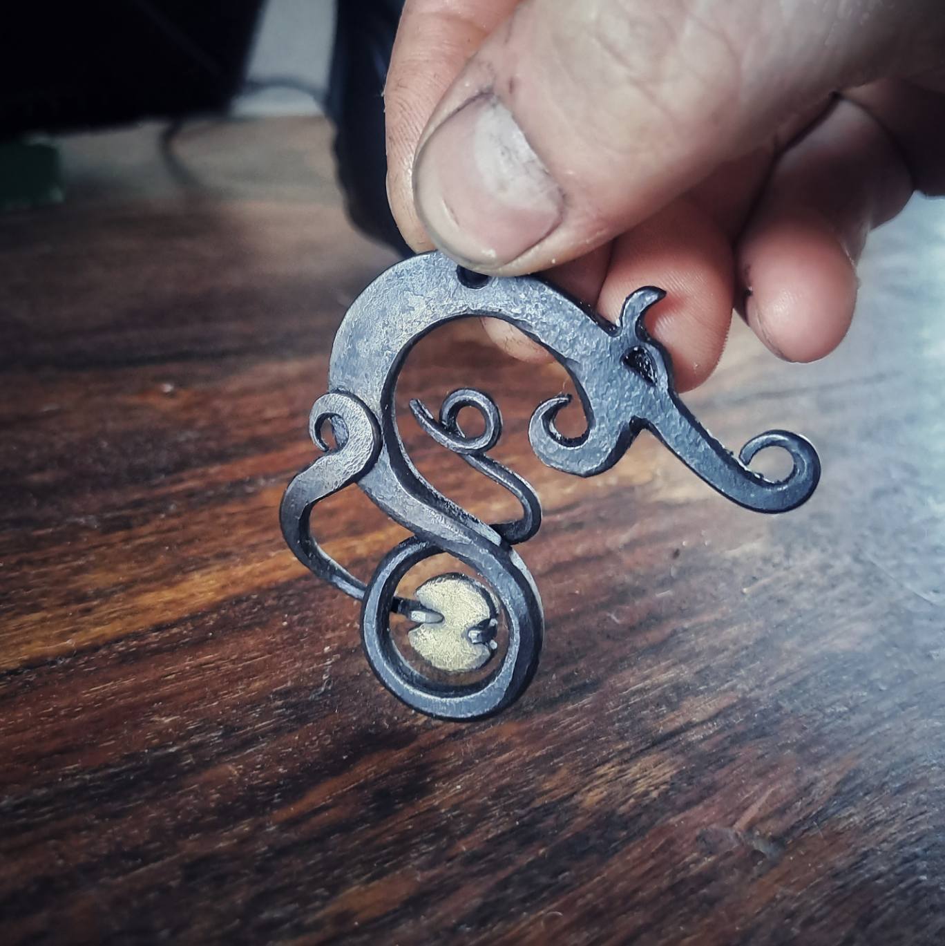 viking dragon pendant