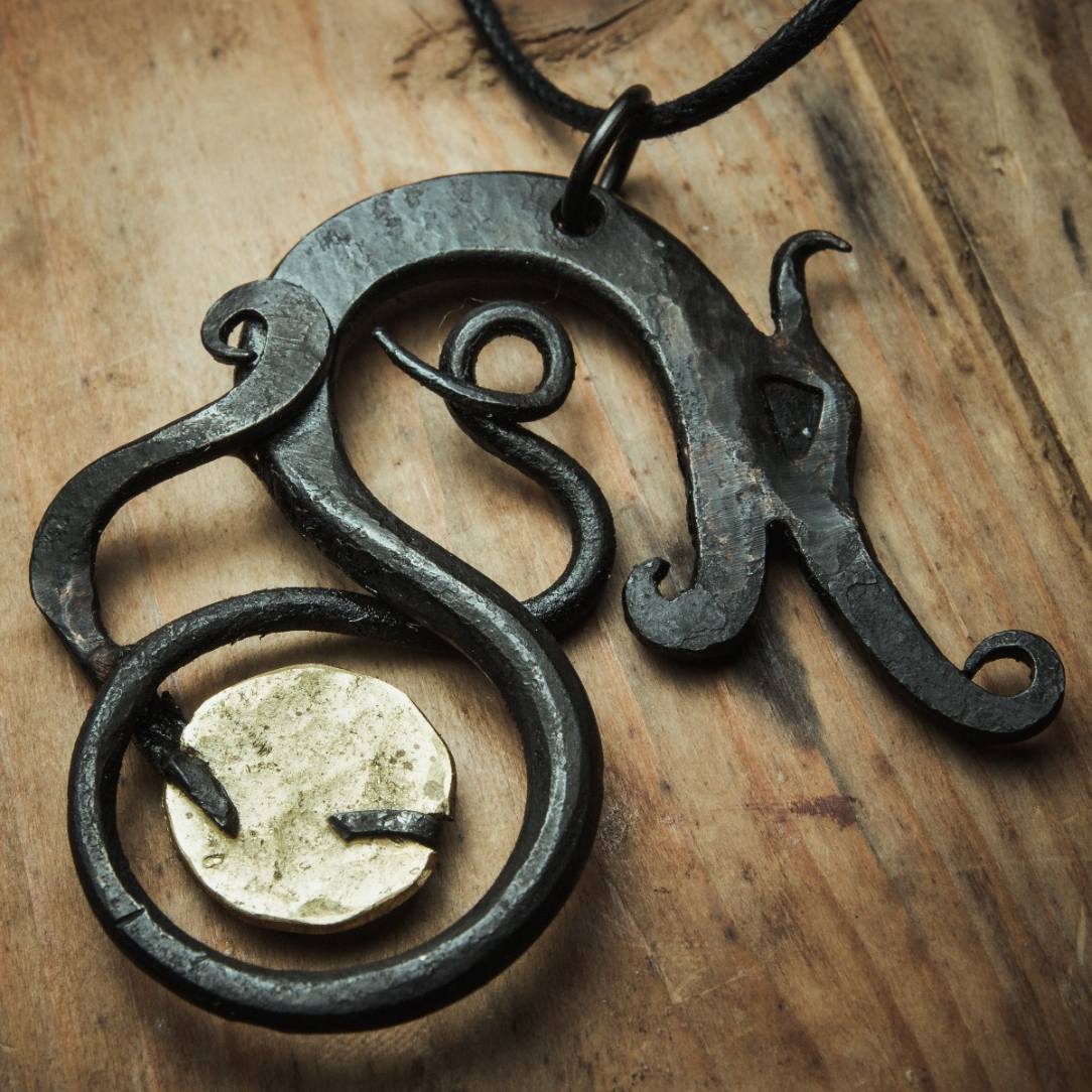 viking dragon pendant