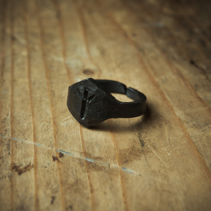 Viking ring with rune engraved