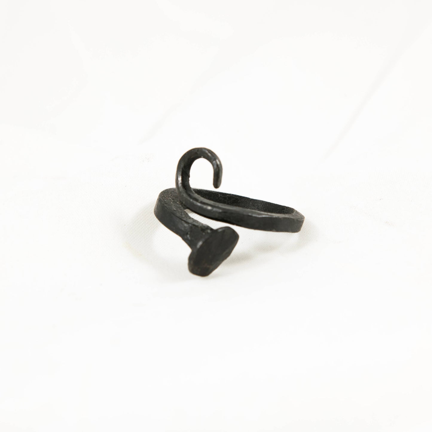 Gothic coffin nail ring