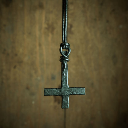 inverted cross pendant