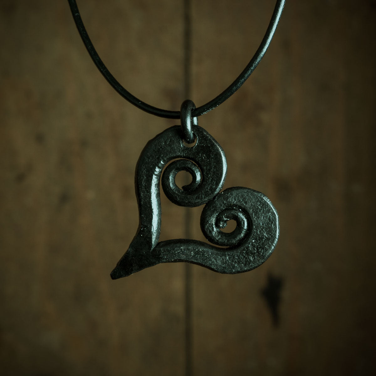 iron heart pendant