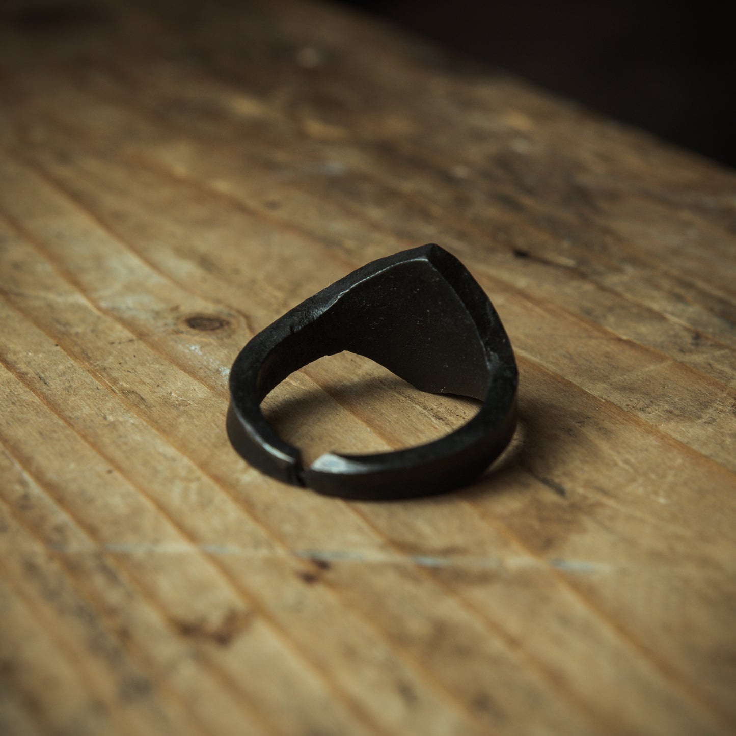 Viking ring with rune engraved